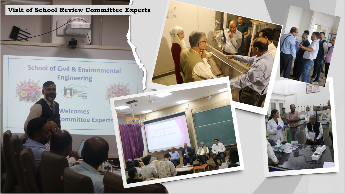 Visit of School Review Committee Experts.